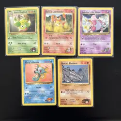 Pokemon Gym Hero's Vintage WOTC Cards Bundle - Image 1