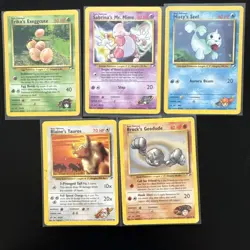 Pokemon Gym Hero's Vintage WOTC Cards Bundle - Image 1