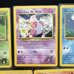 Pokemon Gym Hero's Vintage WOTC Cards Bundle - Image 3