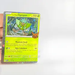MISCUT - ERROR - Teal Mask Ogerpon Pokemon Trick or Trade Holo Halloween - Image 1