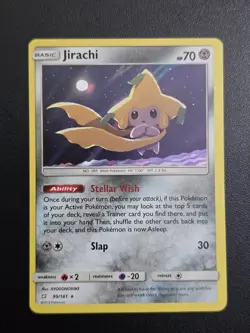Pokemon TCG Jirachi 99/181 Sun And Moon -Team Up Holo - Image 1