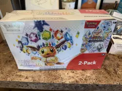 Pokemon Prismatic Evolutions Elite Trainer Box & Booster Bundle ~ Costco 2-Pack - Image 1