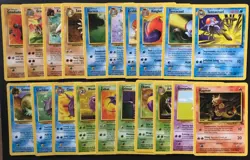 20 X Fossil Set WOTC Wizards Pokemon Cards Bundle Magmar Cloyster Seadra LP-Exc - Image 1