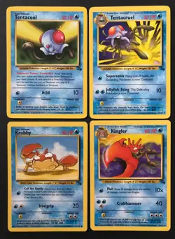 20 X Fossil Set WOTC Wizards Pokemon Cards Bundle Magmar Cloyster Seadra LP-Exc - Image 2