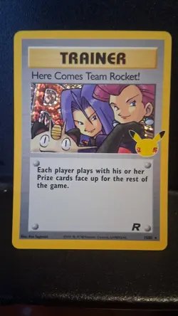 Here Comes Team Rocket! 15/82 Celebrations: Classic Collection Holo Pokemon TCG - Image 1