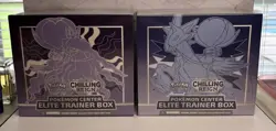 Pokemon Center Chilling Reign Error Boxes Ice Rider and Shadow Rider ETB 8 Packs - Image 1