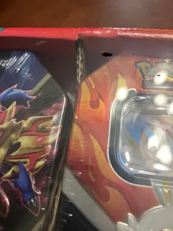 2022 Pokemon 2-Pack Legends of Galar Tins Zamazenta V/ Cinderace V Pokemon Cards 820650100543 - Image 4