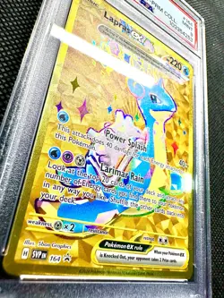 2024 POKEMON SVP EN LAPRAS Ex TERAPAGOS Ex ULT-PRM COLL. PSA 9 MINT - Image 3