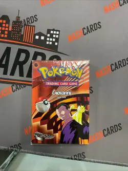 Vintage Pokemon Gym Challenge Giovanni Theme Deck SEALED / NEW - WOTC - LOOK! - Image 1