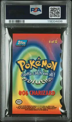 1999 TOPPS POKEMON THE MOVIE DIE-CUT #6 CHARIZARD PSA 8.5 - Image 2
