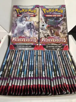 Pokemon Paldea Evolved "booster box" 👀 Lot 36x Sealed Booster Packs ‼ TCG SV02 - Image 2