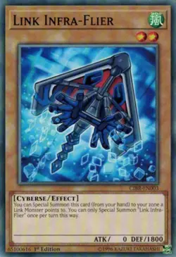 Link Infra-Flier - CIBR-EN003 - Common - 1st Edition NM Yugioh Circuit Break - C - Image 1