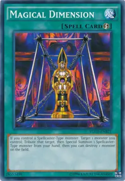 Magical Dimension - YGLD-ENB21 - Common - Unlimited Edition PL/MP Yugioh Yugi's - Image 1
