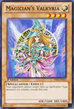 Magician's Valkyria - YSYR-EN023 - Common - 1st Edition LP Yugioh Starter Deck: - Image 1