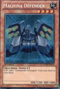 Machina Defender - LCYW-EN170 - Secret Rare - 1st Edition LP Yugioh Legendary Co - Image 1