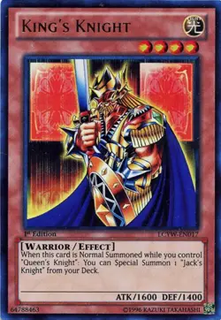 King's Knight - LCYW-EN017 - Ultra Rare - 1st Edition NM Yugioh Legendary Collec - Image 1