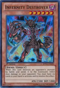 Infernity Destroyer - BPW2-EN030 - Super Rare - 1st Edition NM Yugioh Battle Pac - Image 1
