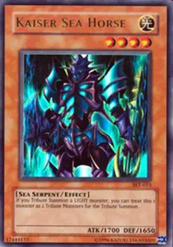 Kaiser Sea Horse - SKE-015 - Ultra Rare - 1st Edition PL/MP Yugioh Starter Deck - Image 1