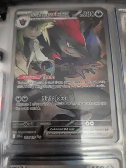 Pokemon TCG N's Zoroark EX Holo Card 185/159 Sv09: Journey Together - Image 1