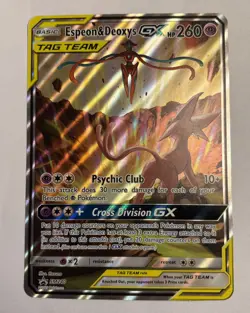 Oversized Espeon & Deoxys GX - (SM Black Star Promo) SM240 - Jumbo Cards Holo - Image 1