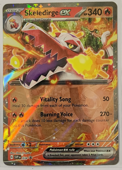Skeledirge EX 034 Scarlet & Violet Black Star Promo Holo Pokemon Card English NM - Image 1