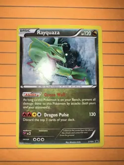 Pokemon Rayquaza XY64 Holo Promo Card - Image 1