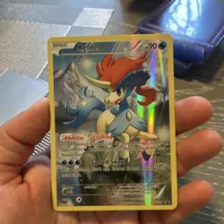Keldeo XY118 XY Black Star Promo Full Art Holo Card - Image 1