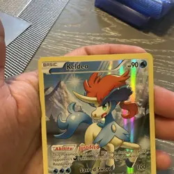 Keldeo XY118 XY Black Star Promo Full Art Holo Card - Image 3