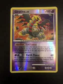 Giratina Lv. 55 Rare Reverse Holo Platinum Base Set 9/127 Pokemon Card - Image 1