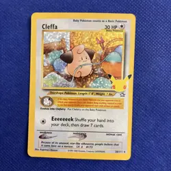 Cleffa 20/111 Classic Collection Celebrations Pokemon Card Holo NM - Image 1
