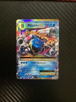 Pokemon TCG M Blastoise EX 22/108 XY Evolutions Ultra Holo Rare Card NM - Image 1