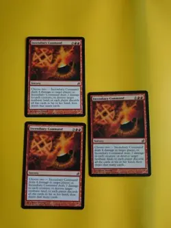 Incendiary Command x3 SOrcery Rare MTG Card. Lorwyn. - Image 1