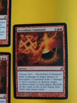 Incendiary Command x3 SOrcery Rare MTG Card. Lorwyn. - Image 2