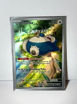 Snorlax SVP EN 051 Black Star Promo Scarlet & Violet Pokemon 151 Card - Image 1