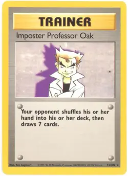 Pokemon Card - Base 73/102 - IMPOSTER PROFESSOR OAK (rare) - NM - Image 1