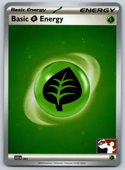 Basic Grass Energy Common Prize Pack Series Cards 001 NM - Image 1