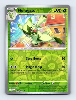 Floragato 014/193 SV02: Paldea Evolved Reverse Holo Near Mint Pokemon Card - Image 1