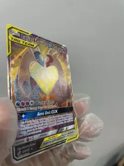 Latias and Latios Tag Team Full Art GX Holo Card Near Mint Condition - Image 3