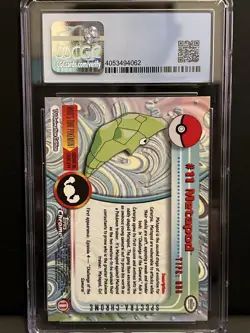 Pokemon Card Metapod 11 Topps Chrome Pokemon Tv Series Graded CGC 8.5 NM/Mint + - Image 3