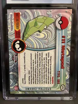 Pokemon Card Metapod 11 Topps Chrome Pokemon Tv Series Graded CGC 8.5 NM/Mint + - Image 4