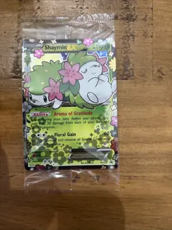 Pokemon TCG Shaymin-EX XY Black Star Promos Holo Card XY148 NM Still In Wrap - Image 2