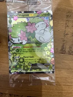Pokemon TCG Shaymin-EX XY Black Star Promos Holo Card XY148 NM Still In Wrap - Image 4