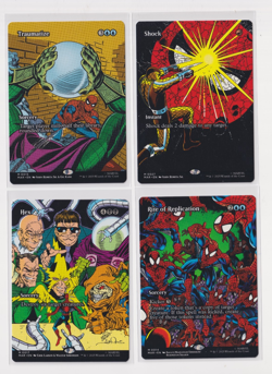 4 - MTG x Marvel's Spider-Man Borderless Cards - Hex Shock Traumatize Rite - Image 1
