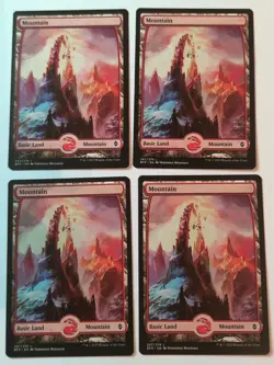 Mountain (267) x 4 Full Art Battle for Zendikar Regular - Image 1