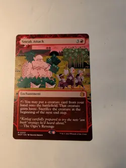 MTG Sneak Attack Borderless Wilds of Eldraine: Enchanting Tales (WOT) EN M 0050 - Image 1