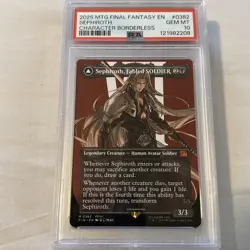 2025 #0382 SEPHIROTH, FABLED SOLDIER/SEPHIROTH, ONE-WINGED ANGEL PSA 10 - Image 1