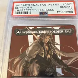 2025 #0382 SEPHIROTH, FABLED SOLDIER/SEPHIROTH, ONE-WINGED ANGEL PSA 10 - Image 2