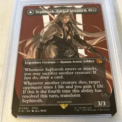 2025 #0382 SEPHIROTH, FABLED SOLDIER/SEPHIROTH, ONE-WINGED ANGEL PSA 10 - Image 3