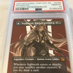 2025 #0382 SEPHIROTH, FABLED SOLDIER/SEPHIROTH, ONE-WINGED ANGEL PSA 10 - Image 4