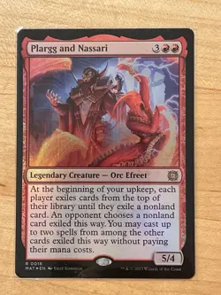 MTG NM Plargg and Nassari Foil [March of the Machines: Aftermath] - Image 1